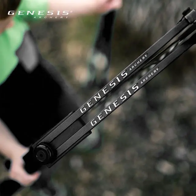 Alt view image 4 of 7 - Gen-X Lightweight Compound Bow, Archery Hunting Bow for Adults w/Adjustable Riser, Cam Draw Weight, & Length, Draw Hand - Right, Black