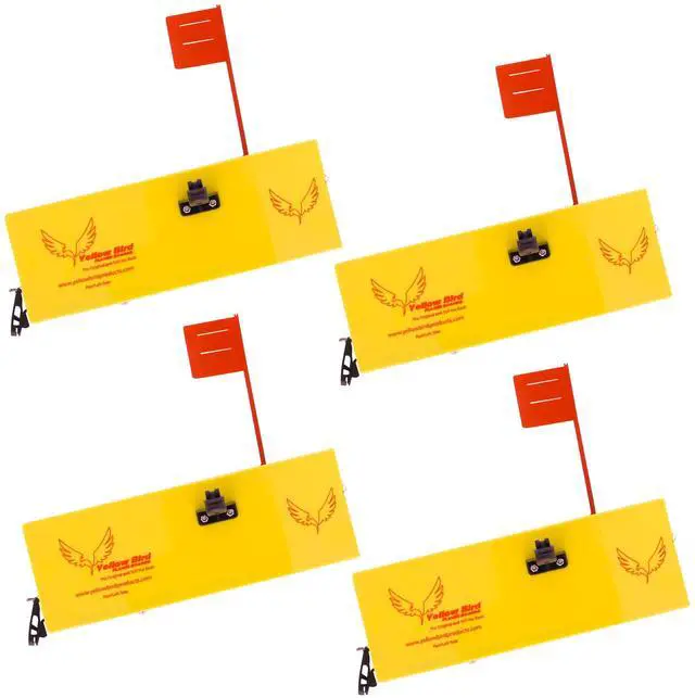 Main image of Planer Boards for Fishing (4Pack) - 4 Size Options - Includes Tattle Flag kit