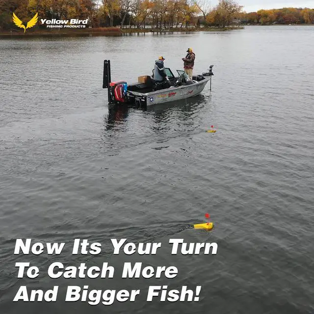 Alt view image 6 of 7 - Planer Boards for Fishing (4Pack) - 4 Size Options - Includes Tattle Flag kit