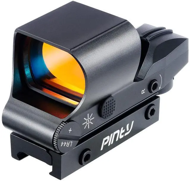 Main image of Reflex Sight Red Dot Sight with Red/Green Dot & Multiple Reticles, for Picatinny Rail, Pistol, Rifle (Optional Laser Combo)