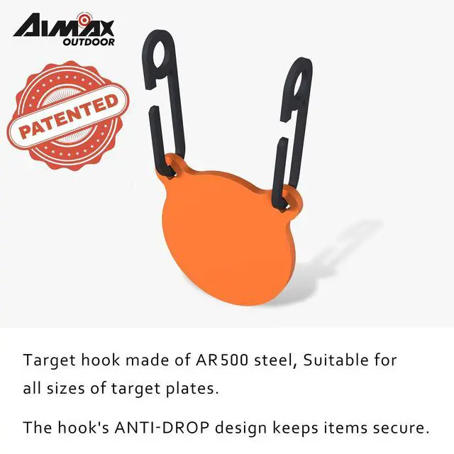 Alt view image 3 of 7 - AR500 Steel Target Stand System Kit, 3/8 Thick 6 and 8 inch Gong Targets, Suitable for Most Pistol, Handgun and Rifle Calibers