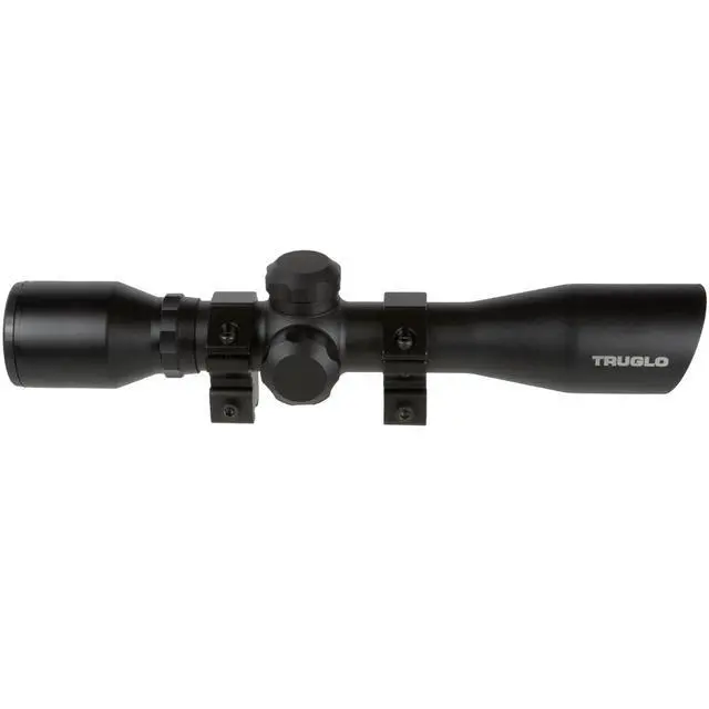 Alt view image 2 of 7 - 4x32MM Compact Tactical Hunting Shooting Durable Waterproof Fogproof Scratch-Resistant Aluminum Tube Duplex Reticle Riflescope with Weaver-Style 3/8 Mount & Lens Covers Included