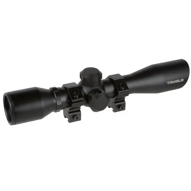 Alt view image 3 of 7 - 4x32MM Compact Tactical Hunting Shooting Durable Waterproof Fogproof Scratch-Resistant Aluminum Tube Duplex Reticle Riflescope with Weaver-Style 3/8 Mount & Lens Covers Included
