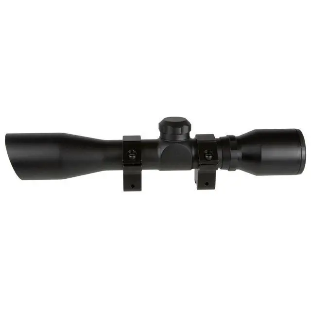 Alt view image 5 of 7 - 4x32MM Compact Tactical Hunting Shooting Durable Waterproof Fogproof Scratch-Resistant Aluminum Tube Duplex Reticle Riflescope with Weaver-Style 3/8 Mount & Lens Covers Included