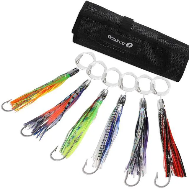 Main image of Saltwater Trolling Lure for Marlin Tuna Mahi Dolphin Durado Wahoo Trolling Lures Free Mesh Bag Offshore Big Game Lures