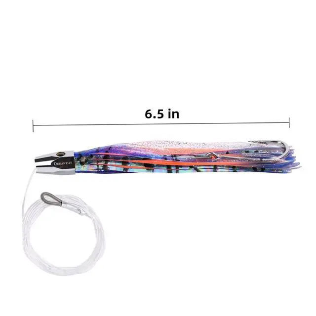 Alt view image 3 of 7 - Saltwater Trolling Lure for Marlin Tuna Mahi Dolphin Durado Wahoo Trolling Lures Free Mesh Bag Offshore Big Game Lures