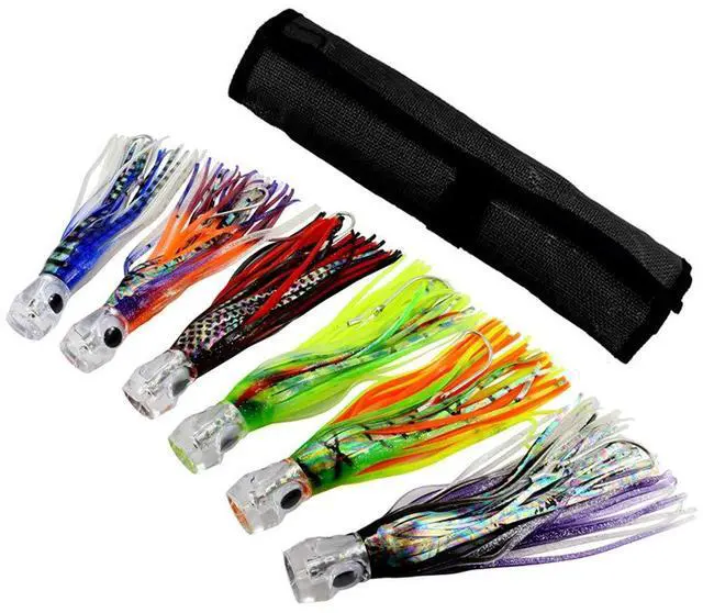Main image of Saltwater Trolling Lure for Marlin Tuna Mahi Dolphin Durado Wahoo Trolling Lures Free Mesh Bag Offshore Big Game Lures