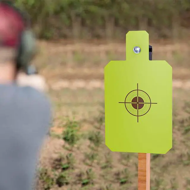 Alt view image 6 of 7 - 2x4 Steel Target Hanger | AR500 2x4 Shooting Target Stand Brackets | Target Holders for Shooting | Steel Gong Target Conversion Adapter for Range | Indoor | Outdoor