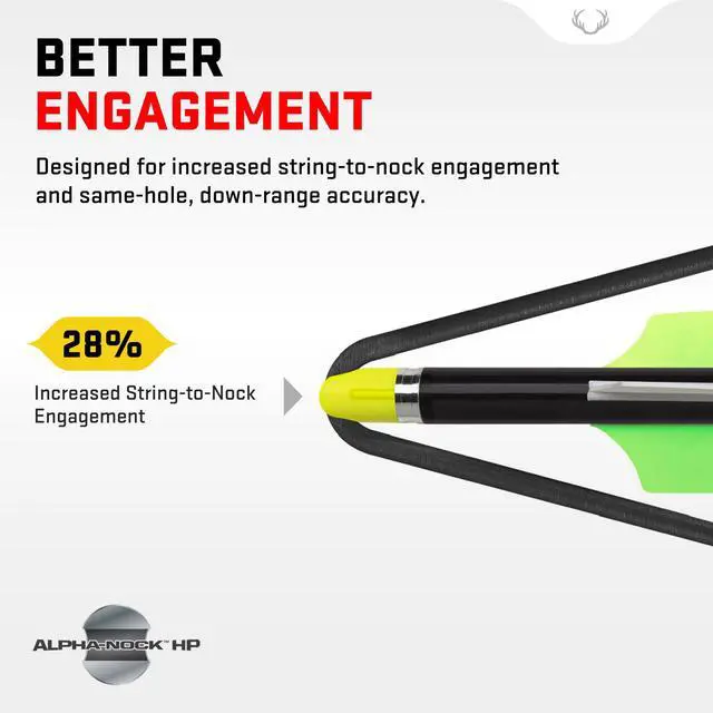 Alt view image 5 of 7 - Pro Elite 400 Select Arrow with Alpha-Blaze Lighted Nock - 20-inch, Pack of 3 - Superior Flight Visibility & Increased Accuracy for Railed Crossbows