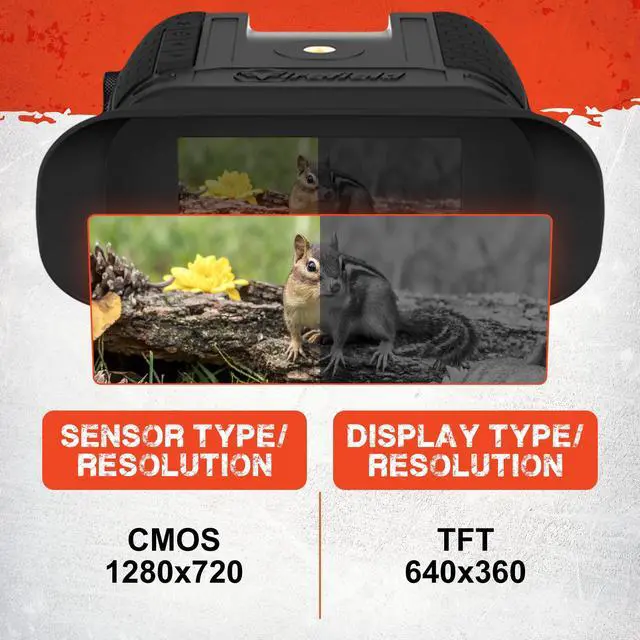Alt view image 2 of 7 - Hexcore HD Night Vision Binocular 1-3x