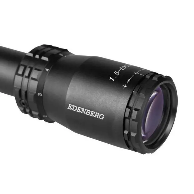 Alt view image 4 of 5 - 1.5-5x20 1-inch Tube Rifle Scope for Hunting and Tactical Shooting 100% Waterproof Fogproof Shockproof Construction with Wide Filed of View