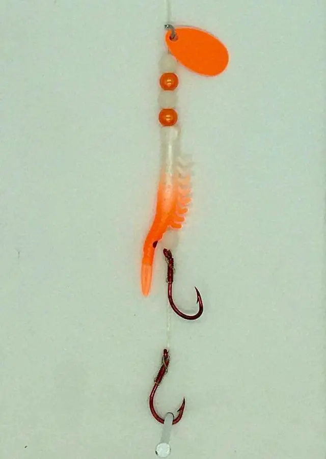 Alt view image 7 of 7 - Kokanee Salmon Shrimp & Hoochies Fishing Lures - Multicolor Packs Including Micro Hoochies & Shrimp - Durable Plastic Construction with Sharp Octopus Hooks - Ideal for Kokanee & Trout