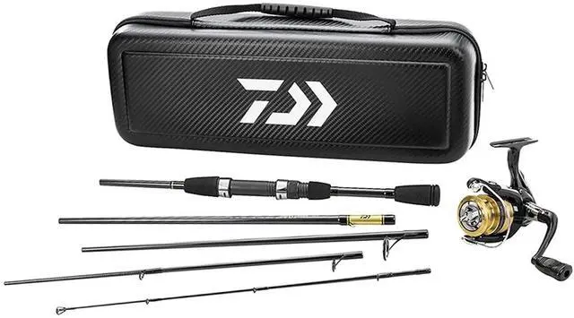 Main image of CC20F565L Carbon Case Travel Pre-Mounted Freshwater Spinning Combo