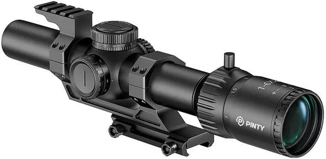 Main image of FFP LPVO Rifle Scope 1-6x/1-8x/1-10x with Red & Green Illuminated Reticle, Self-Locking Turrets & Cantilever Mount for Picatinny Rail