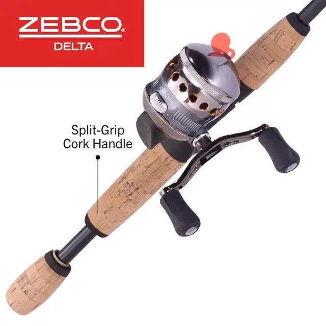 Alt view image 4 of 7 - Delta Spincast Reel and Fishing Rod Combo, Instant Anti-Reverse Clutch, Changeable Right- or Left-Hand Retrieve, Pre-Spooled with Fishing Line