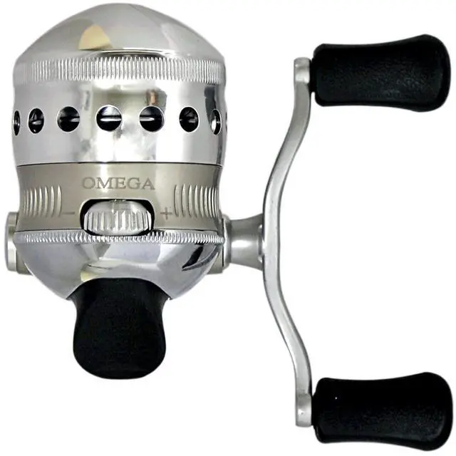Main image of Omega Spincast Fishing Reel, 7 Bearings (6 + Clutch), Instant Anti-Reverse with a Smooth Dial-Adjustable Drag, Powerful All-Metal Gears and Spare Spool