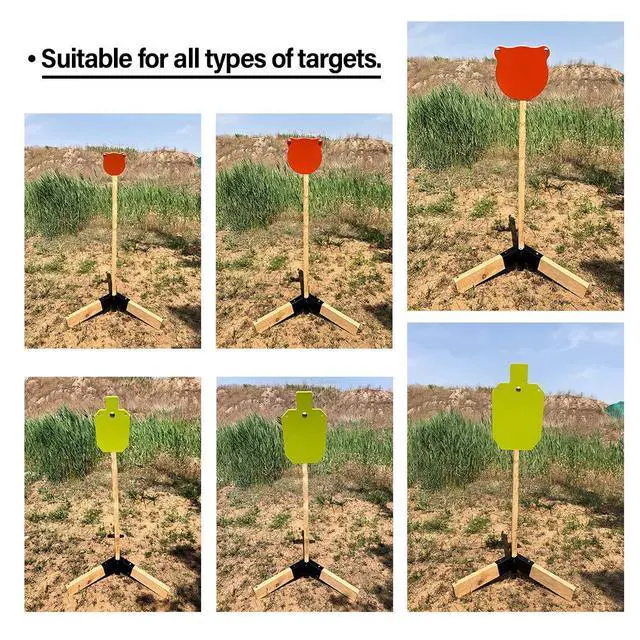 Alt view image 4 of 7 - Target Stand System - AR500 Steel Target with 2x4 Mount Kit