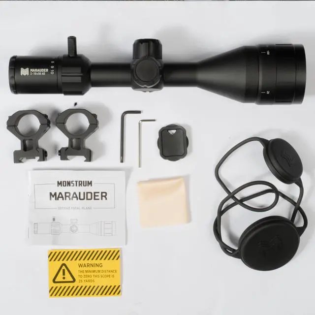 Alt view image 6 of 7 - Marauder 2-10x50 MPVO Rifle Scope with AO Adjustable Objective