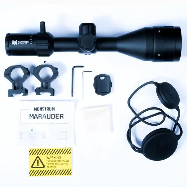 Alt view image 6 of 7 - Marauder 2-10x50 MPVO Rifle Scope with AO Adjustable Objective
