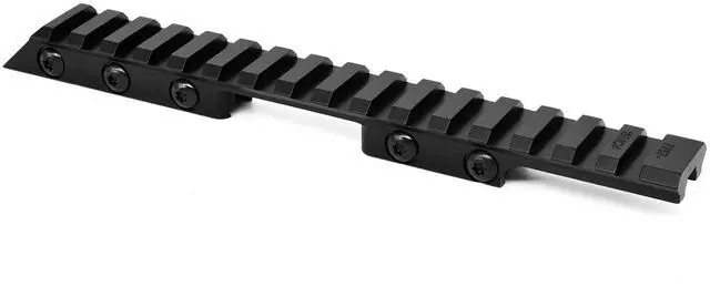 Main image of WARNE Mountain Tech CZ 457 11mm Dovetail to Picatinny Rail Adapter | Lightweight 7075-T6 Aerospace Aluminum Construction, Built-In 15MOA Angled Cant, Hardcoat Anodized Finish (7757M)