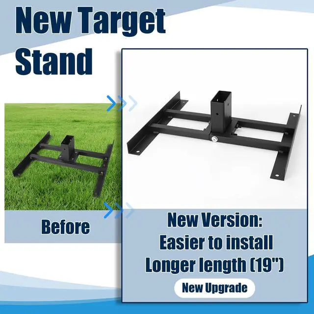 Alt view image 5 of 7 - 2x4 Shooting Target Stand Base for AR500 Steel Targets