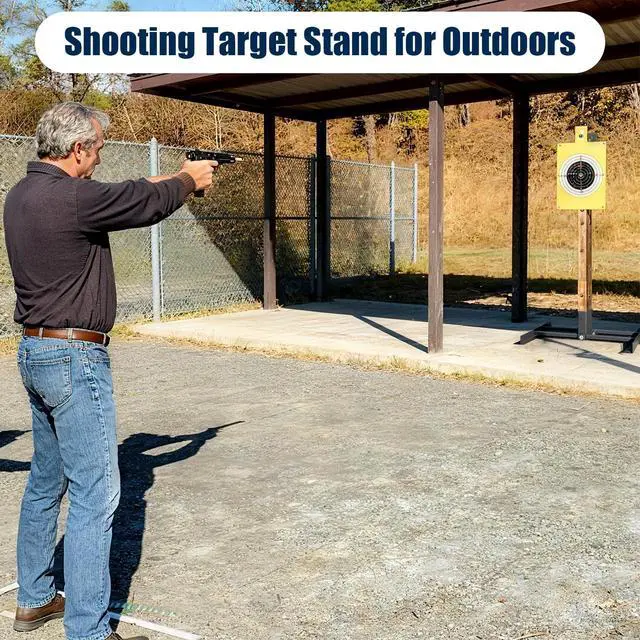 Alt view image 6 of 7 - 2x4 Shooting Target Stand Base for AR500 Steel Targets