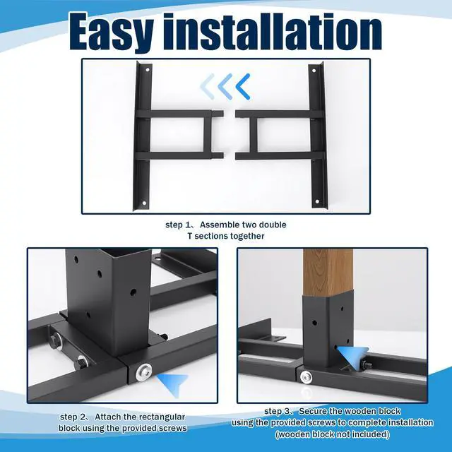 Alt view image 7 of 7 - 2x4 Shooting Target Stand Base for AR500 Steel Targets