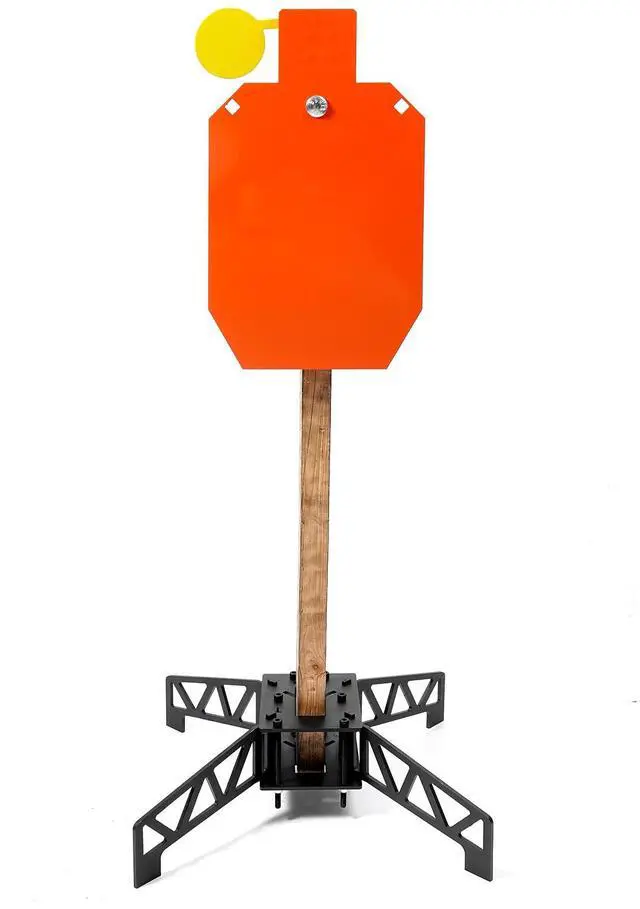Main image of AR500 Steel Shooting Target Set - 3/8" Thick Hostage Reactive Target with 3-in-1 Multi-Function Steel Target Stand for Shooting Practice