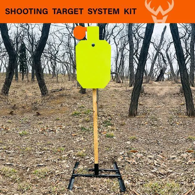 Alt view image 4 of 6 - 2x4 Target Stand Base for AR500 Steel Shooting Targets - Double T-Shaped Base for Shooting Range Outdoor