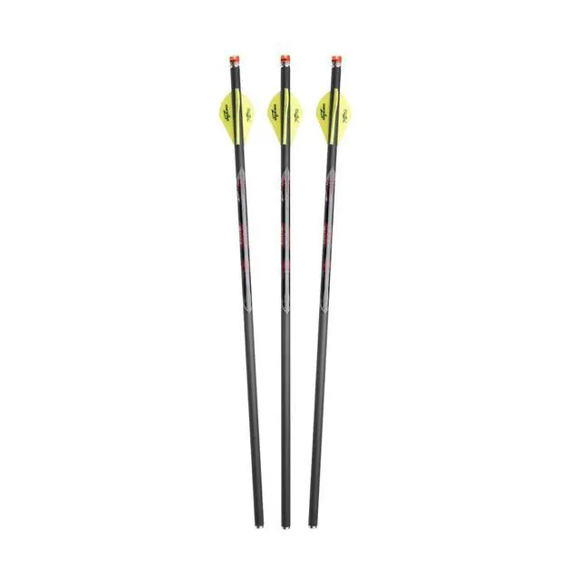 Alt view image 4 of 5 - Diablo 18" Illuminated or Carbon Arrows with Beacon Nocks Designed Matrix Series Crossbows