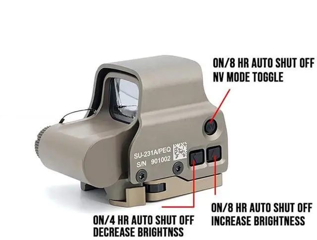 Alt view image 6 of 7 - 558 Green Red Dot Reflex Sight + G33 3X Magnifying Glass Combo, Optical Holographic Hybrid Sight with G33 Magnifier, Quick Release Rollover Multiplier