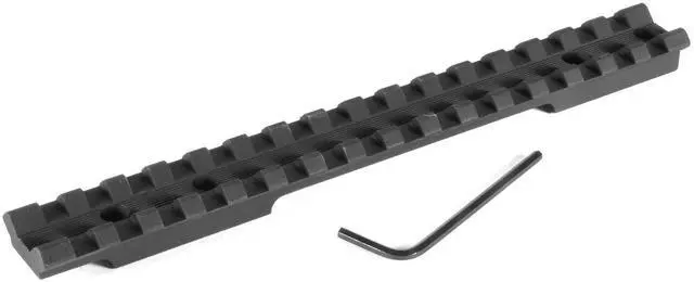 Main image of Savage Round Back Short Action Picatinny Rail Scope Mount 0 MOA, CNC Machined 6061 T6 Aluminum, Matte Black, Made in USA, Includes Mounting Hardware