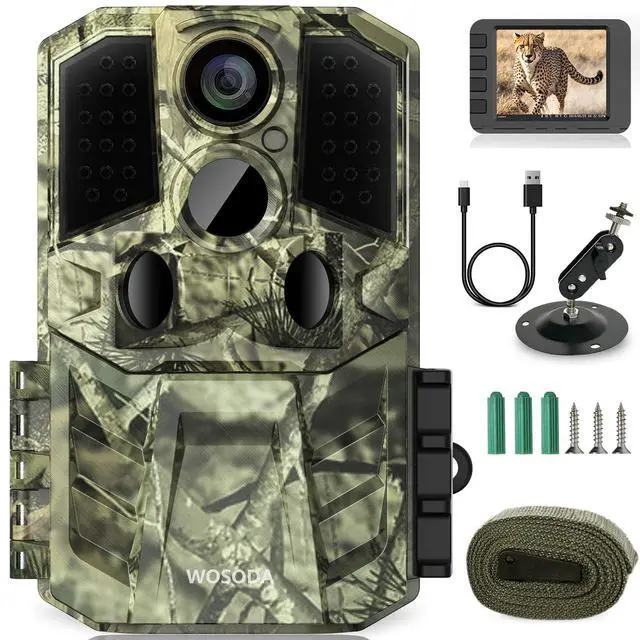 Main image of Trail Camera 36MP 1920P, Night Vision, IP66 Waterproof Game Camera