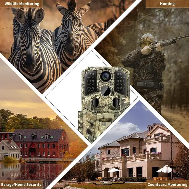 Alt view image 7 of 7 - Trail Camera 36MP 1920P, Night Vision, IP66 Waterproof Game Camera