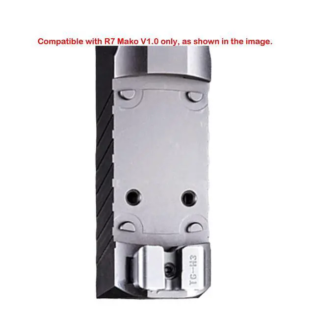 Alt view image 2 of 5 - Optic Adapter/Mount Plate Compatible with MP Shield Plus Kimber R7 Mako Holosun 407K/507K/EPS/EPS Carry