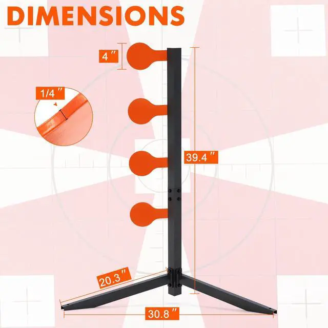Alt view image 2 of 7 - AR500 Dueling Tree Target Kit