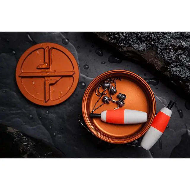 Alt view image 6 of 7 - xREEL Handline Survival Pocket Fishing Kit with Tackle Storage Compartment and Flexible TPE Finger Strap for Optimal Reel Control, Includes 6 Hooks, 6 Split Shot, and 2 Floats