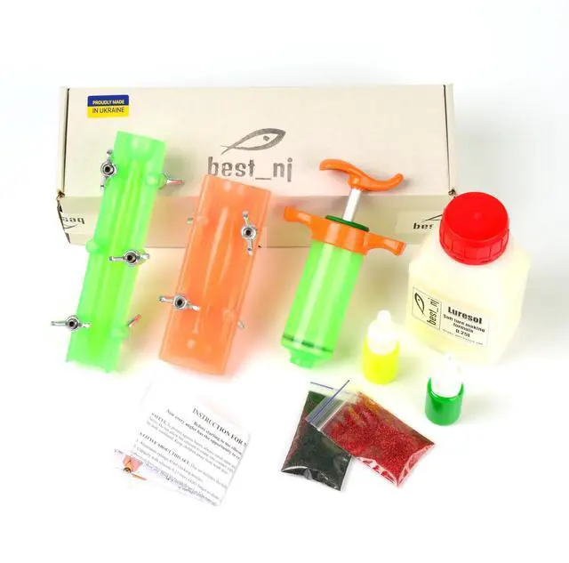 Main image of Soft Plasti Mold Lure Making Injection Molds Fishing Lures Injection Starter KIT