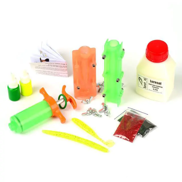 Alt view image 2 of 7 - Soft Plasti Mold Lure Making Injection Molds Fishing Lures Injection Starter KIT