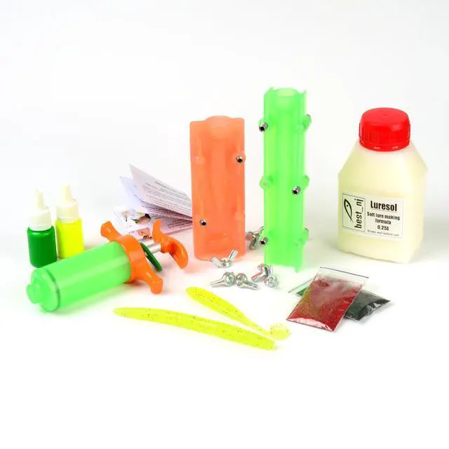 Alt view image 3 of 7 - Soft Plasti Mold Lure Making Injection Molds Fishing Lures Injection Starter KIT