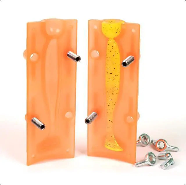 Alt view image 6 of 7 - Soft Plasti Mold Lure Making Injection Molds Fishing Lures Injection Starter KIT
