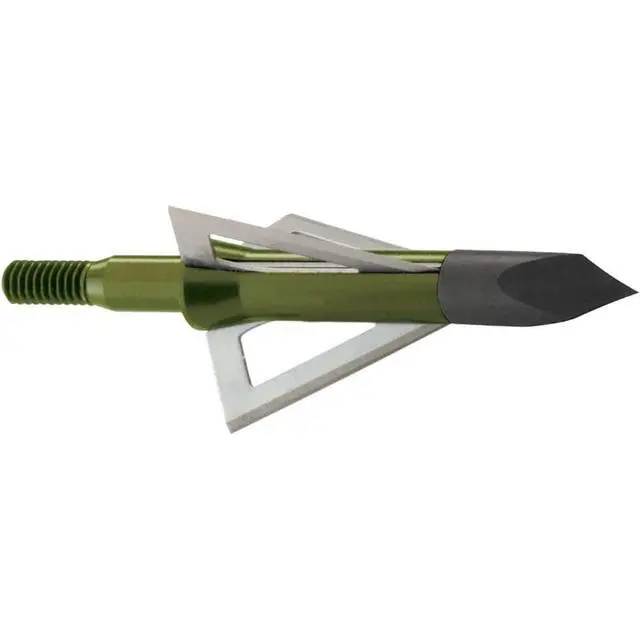 Alt view image 3 of 4 - Bowhunting 3 Blade Archery Arrow Broadhead 100 or 125 Grain - 6 Pack