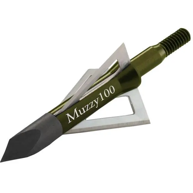 Alt view image 4 of 4 - Bowhunting 3 Blade Archery Arrow Broadhead 100 or 125 Grain - 6 Pack