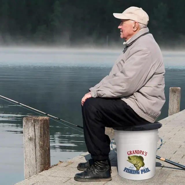 Alt view image 7 of 7 - Fishing Seated Bucket - Adult