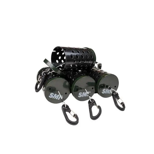 Alt view image 2 of 3 - Seal Resistant Saltwater Bait Barrel with Snaps | Durable Marine-Grade Design for Secure Bait Storage | Ideal for Crab, Shrimp, and Fishing Applications