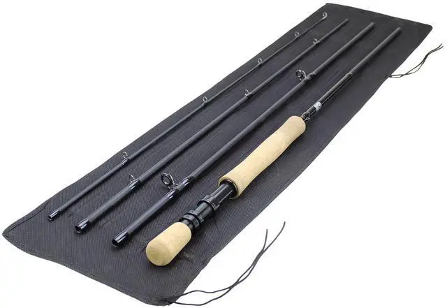 Main image of Fly Fishing AX Series Fly Rod | IM8 Graphite Blank | 3/4/5/6/7/8/9/10/12 wt Rods | 56/7/8/9/10/11 ft | Lightweight Pole Medium Fast Action