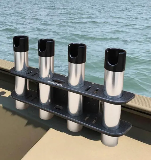 Alt view image 2 of 3 - Rod Holder for 90 Degree Boat Track System/Lund Sport Track / Versatrack Track/ Ranger Track
