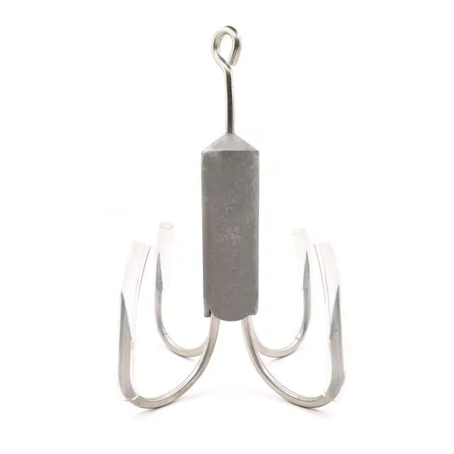Alt view image 4 of 4 - Fishing Bridge and Pier Gaff for Retrieving Your Catch - Stainless Steel Hooks