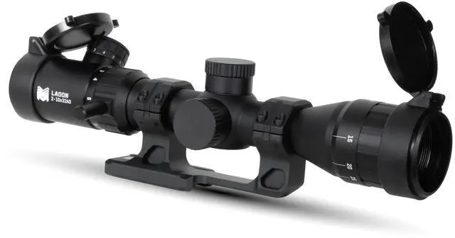 Main image of Ladon 2-10x32 MPVO Rifle Scope with AO Adjustable Objective and Offset Scope Mount