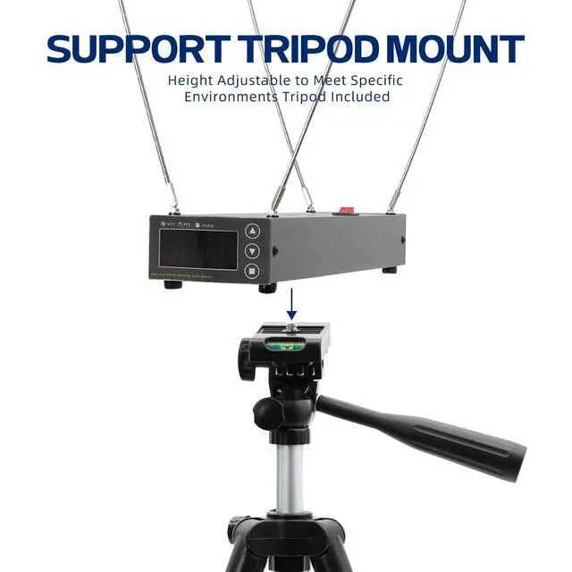 Alt view image 6 of 7 - High-Precision Shooting Speed Meter, Ballistic Slingshot Chronograph Bullet Bow Arrow Velocity Meter Measurement Tool with Tripod